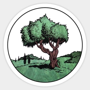 Olive Tree Sticker